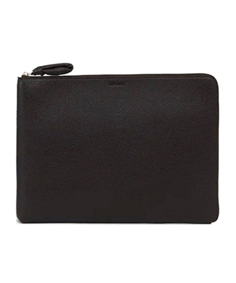 Lemaire Logo-embossed Document Holder In Black