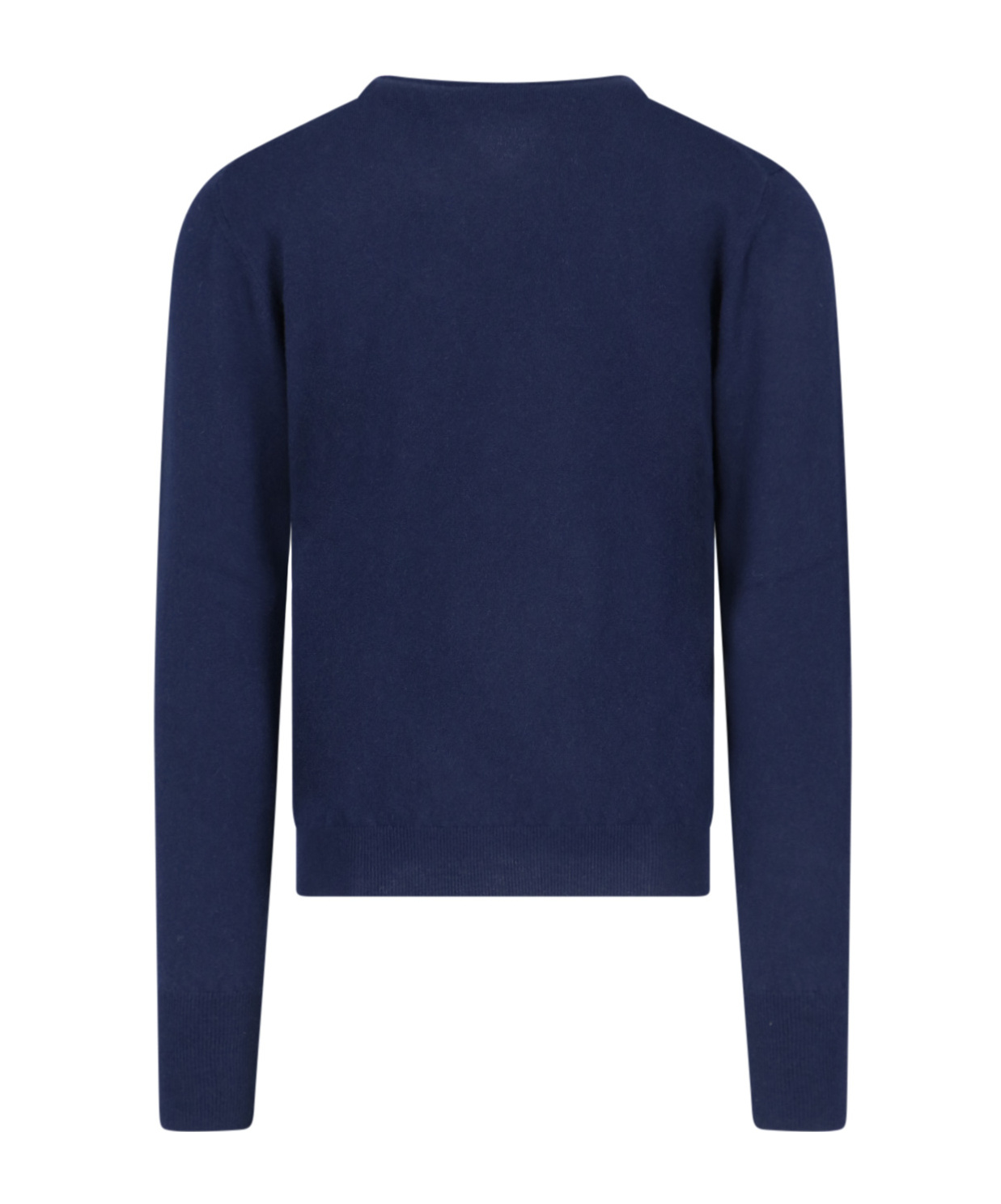 Drumohr Crew-neck Cashmere Jumper In Blue