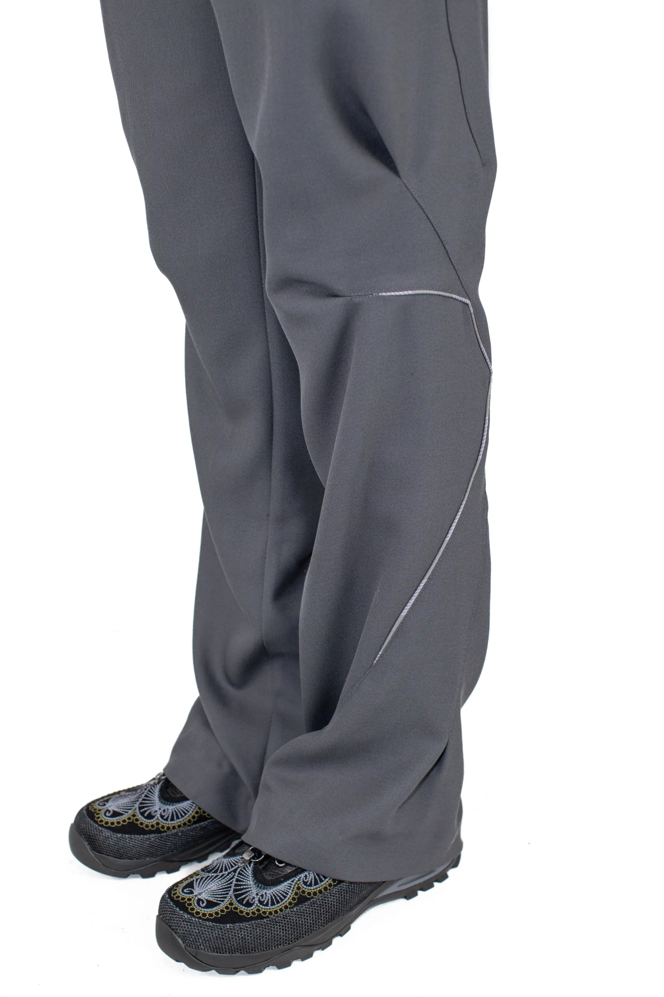 Kiko Kostadinov Men Ohne K-dart Trouser In Gray