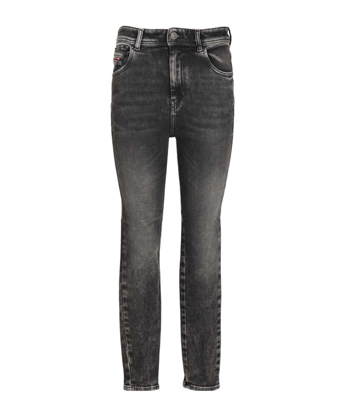 Diesel 1984 Slandy-high Skinny Jeans In Gray