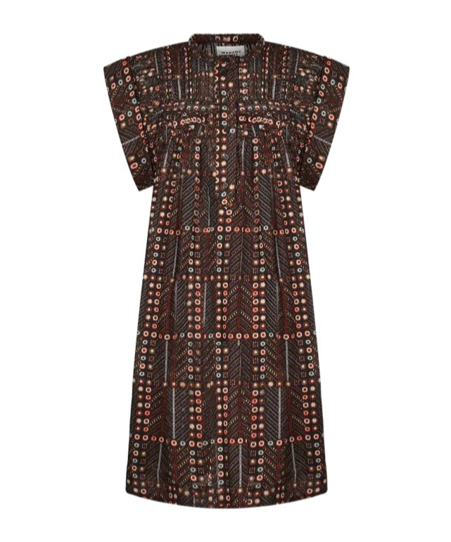 Isabel Marant Étoile Print Dress In Black
