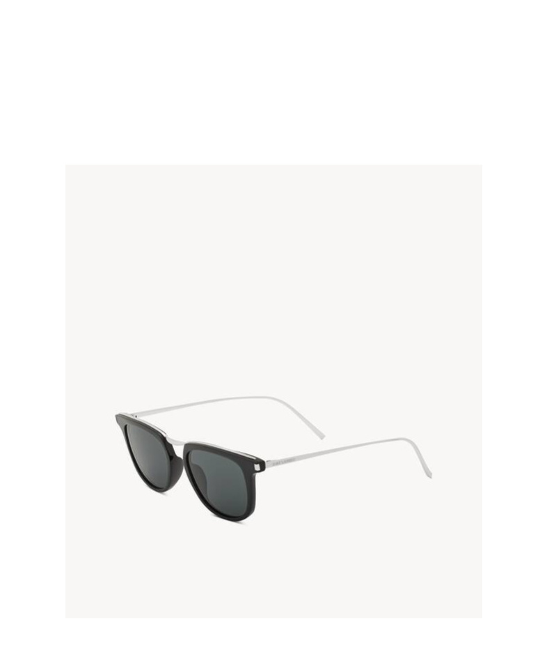 Saint Laurent Slight Cat-eye Acetate Sunglasses With Prescription-ready Frames