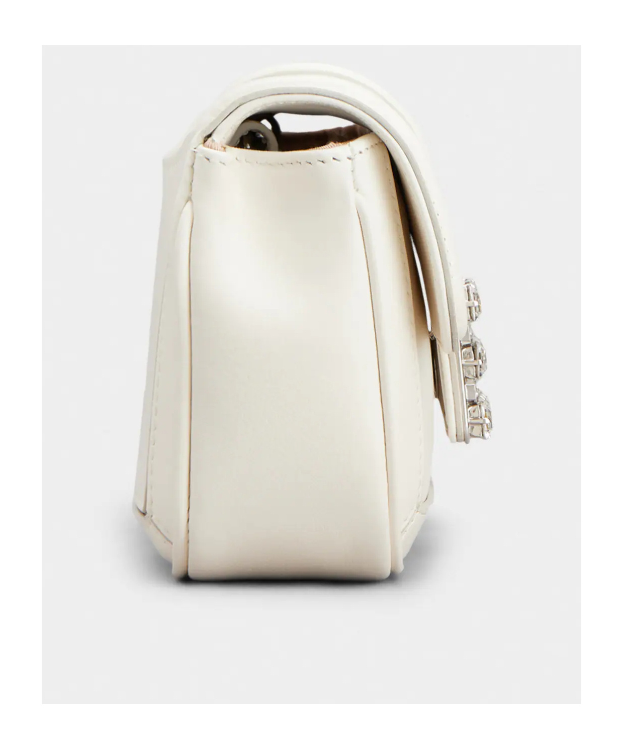 Roger Vivier Jeu De Fille Clutch Bag In White