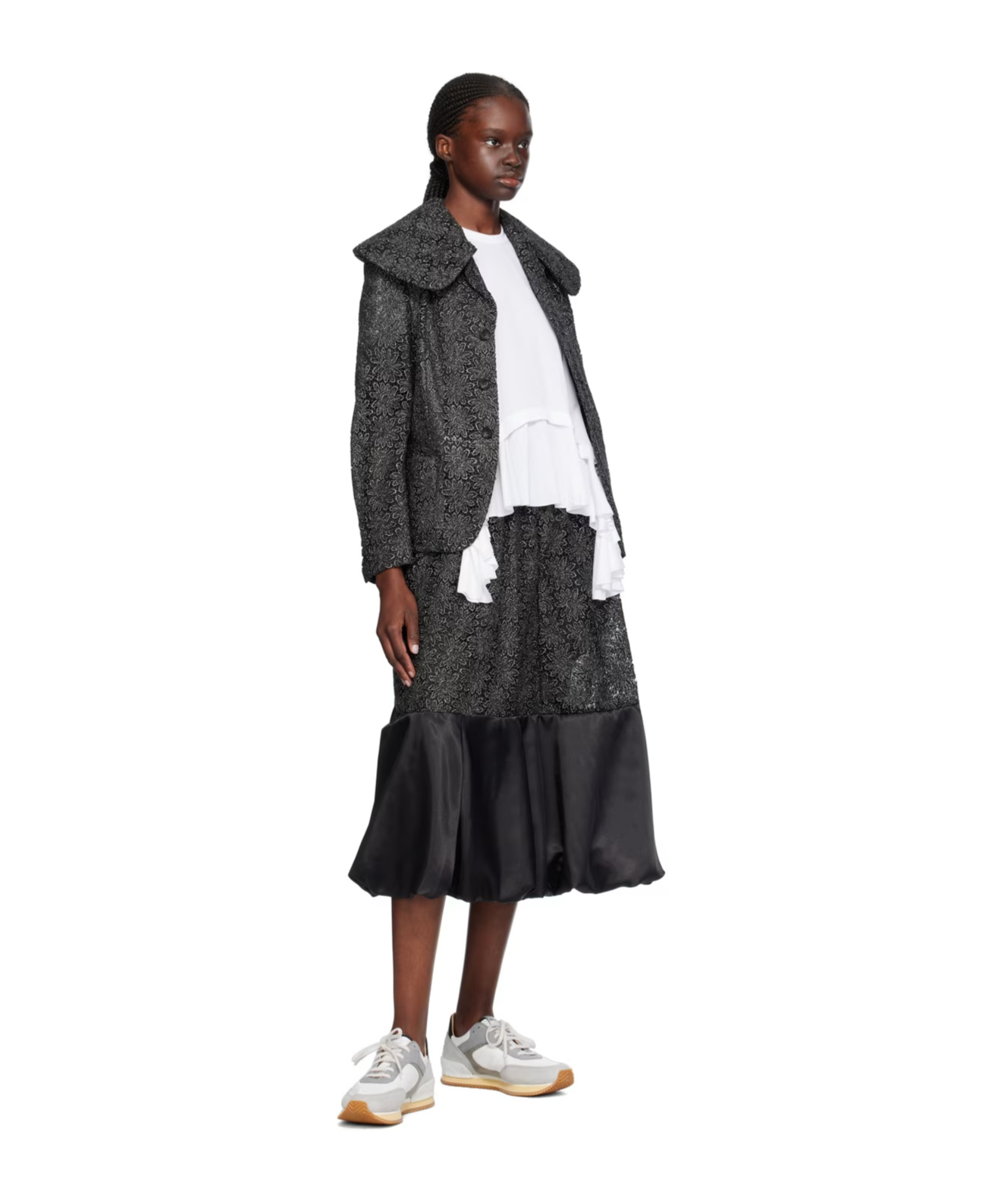COMME DES GARÇONS FLORAL PATTERN CASUAL JACKET