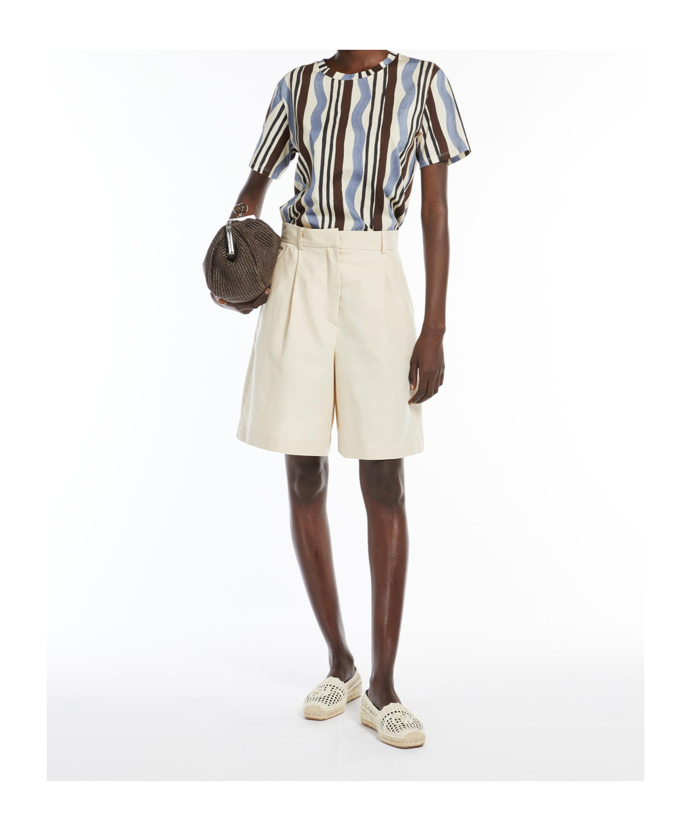 WEEKEND MAX MARA BELT-LOOP SHORTS