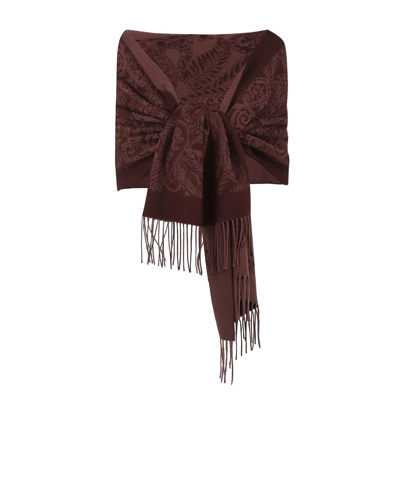 Etro Women Silk Scarf With Paisley Print In Red