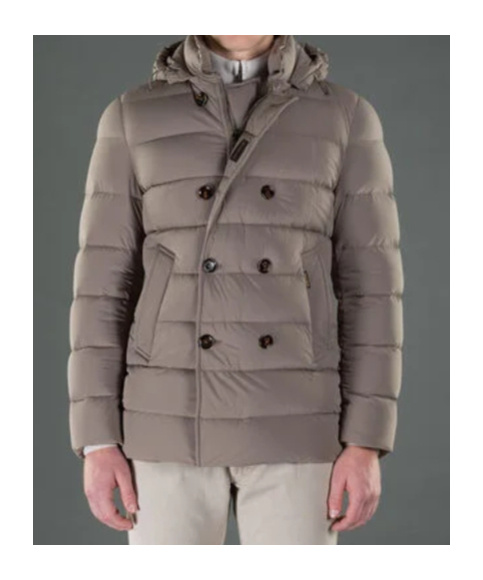 Moorer Long-sleeve Padded Down Jacket In Green
