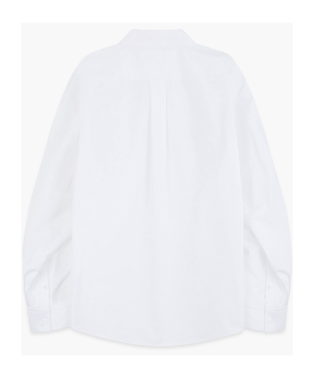 We11 Done Long-sleeved Shirt In White