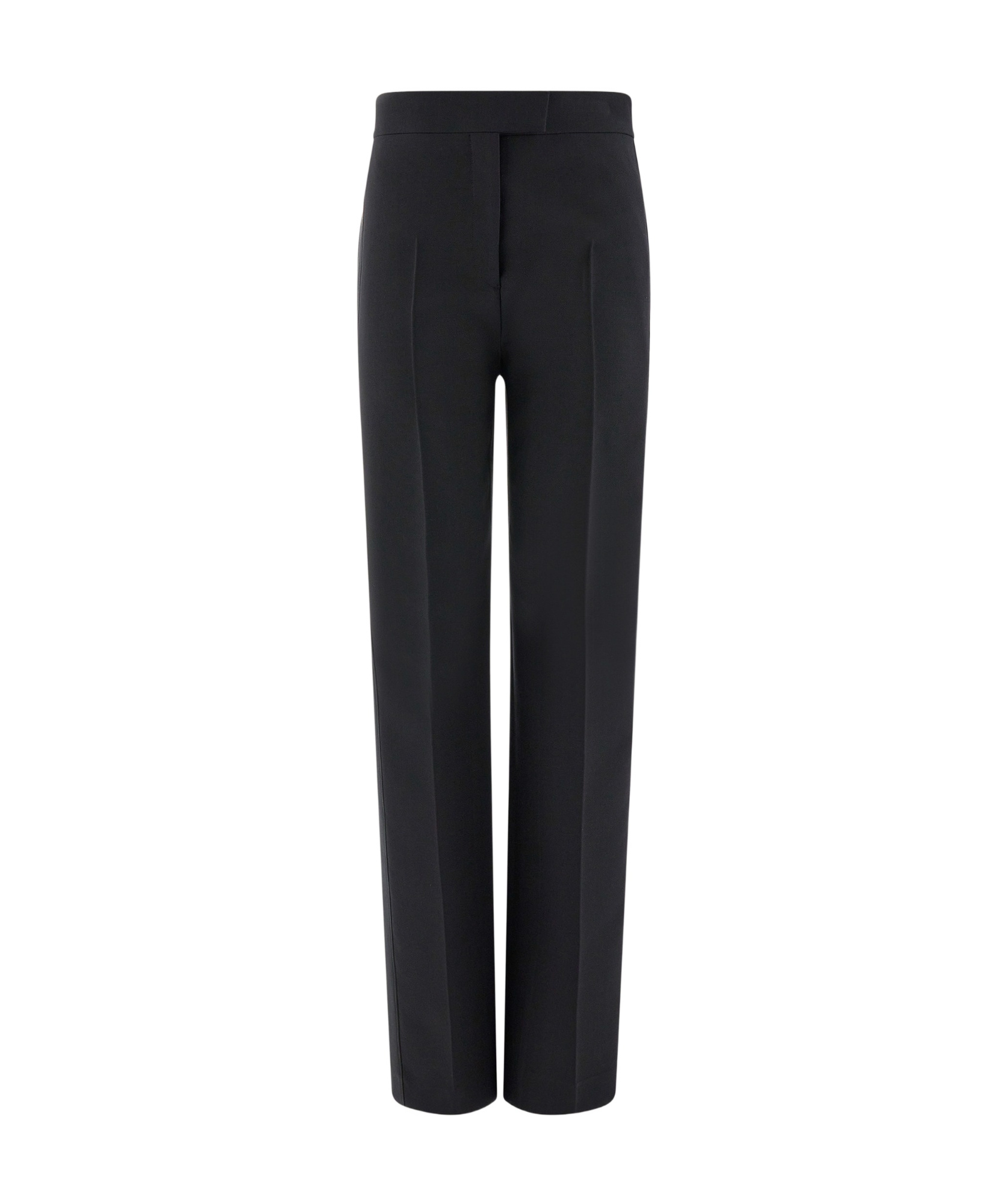 Shop Ferragamo Salvatore High Waist Tailored Trousers In Black