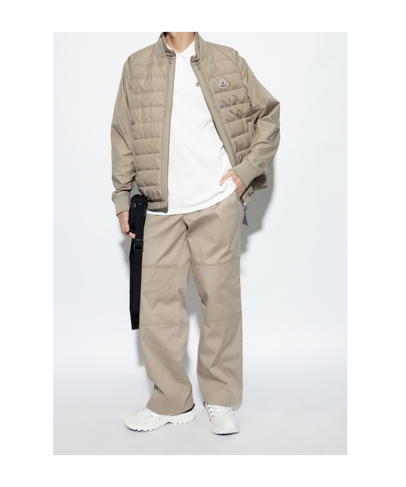 Moncler Rugged Design With Jagged Sole In White
