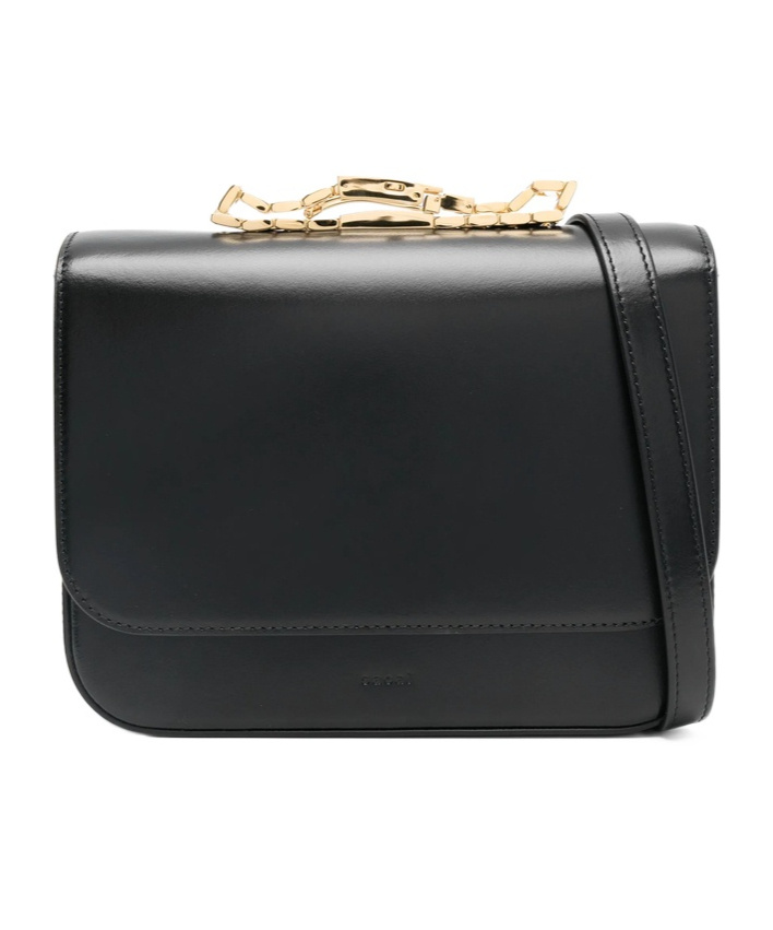 Sacai Flip Shoulder Bag In Black