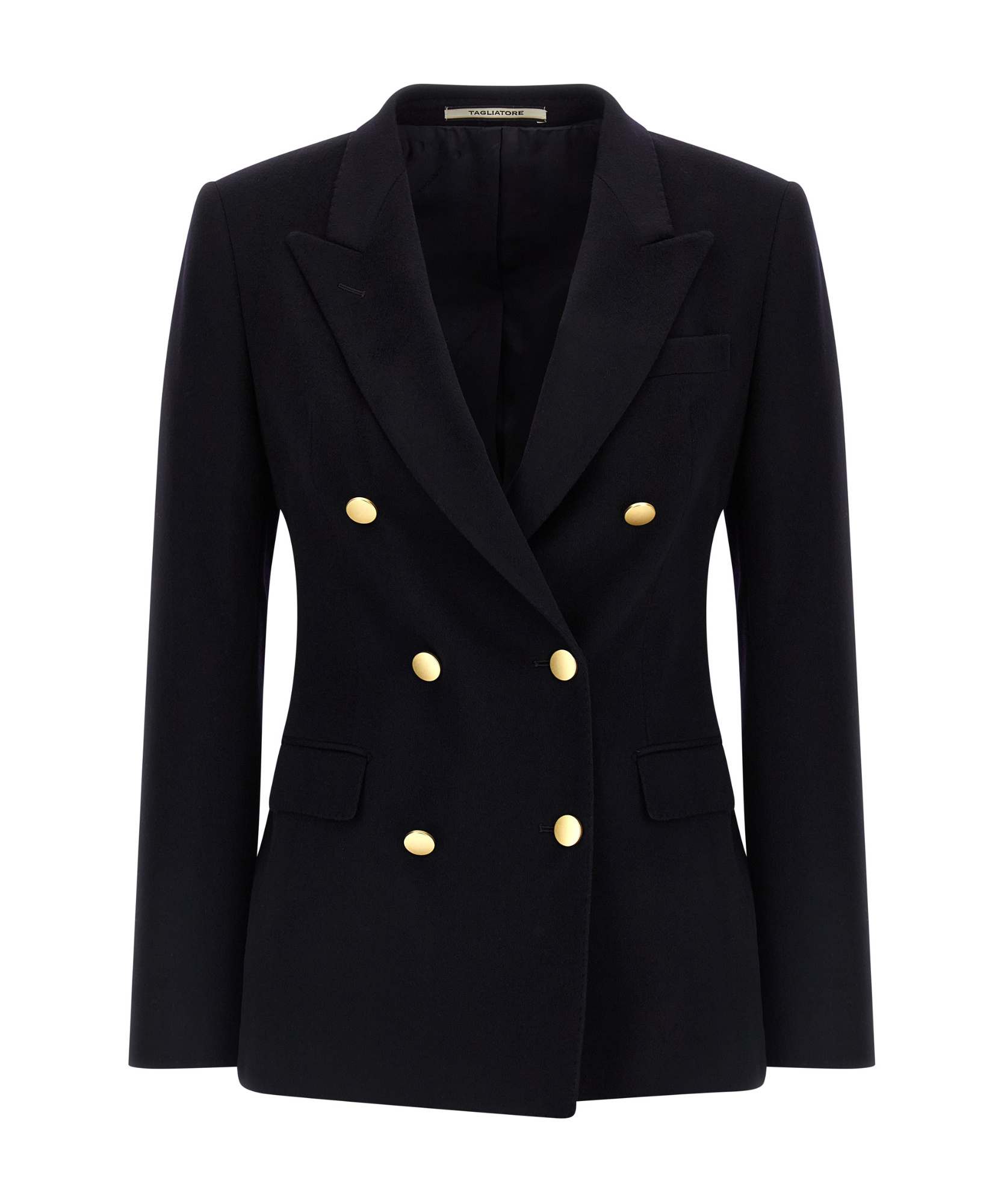 Tagliatore Double-breasted Tailored Blazer In Black