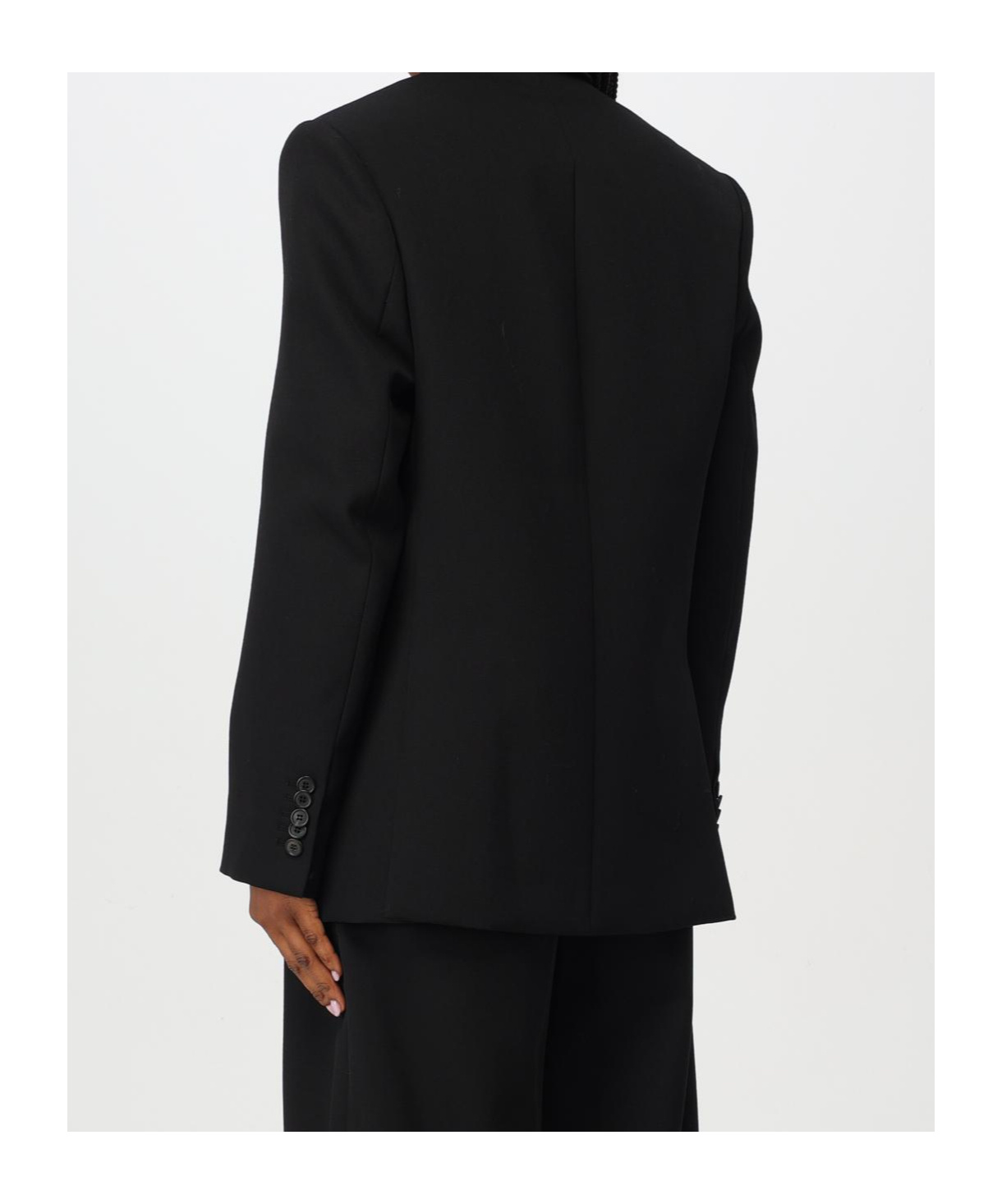 Wardrobe.nyc Wardrobe. Nyc Double Breasted Blazer In Black