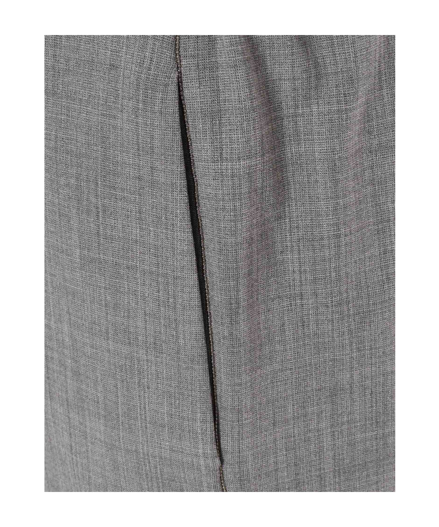 Fabiana Filippi Bistretch Wool Jogging Trousers With Filo Diamante In Gray