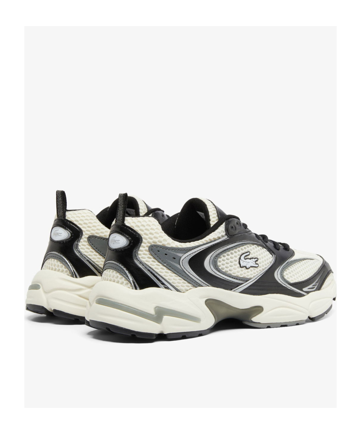 Lacoste Storm 96 2k Mesh-panelled Sneakers In White