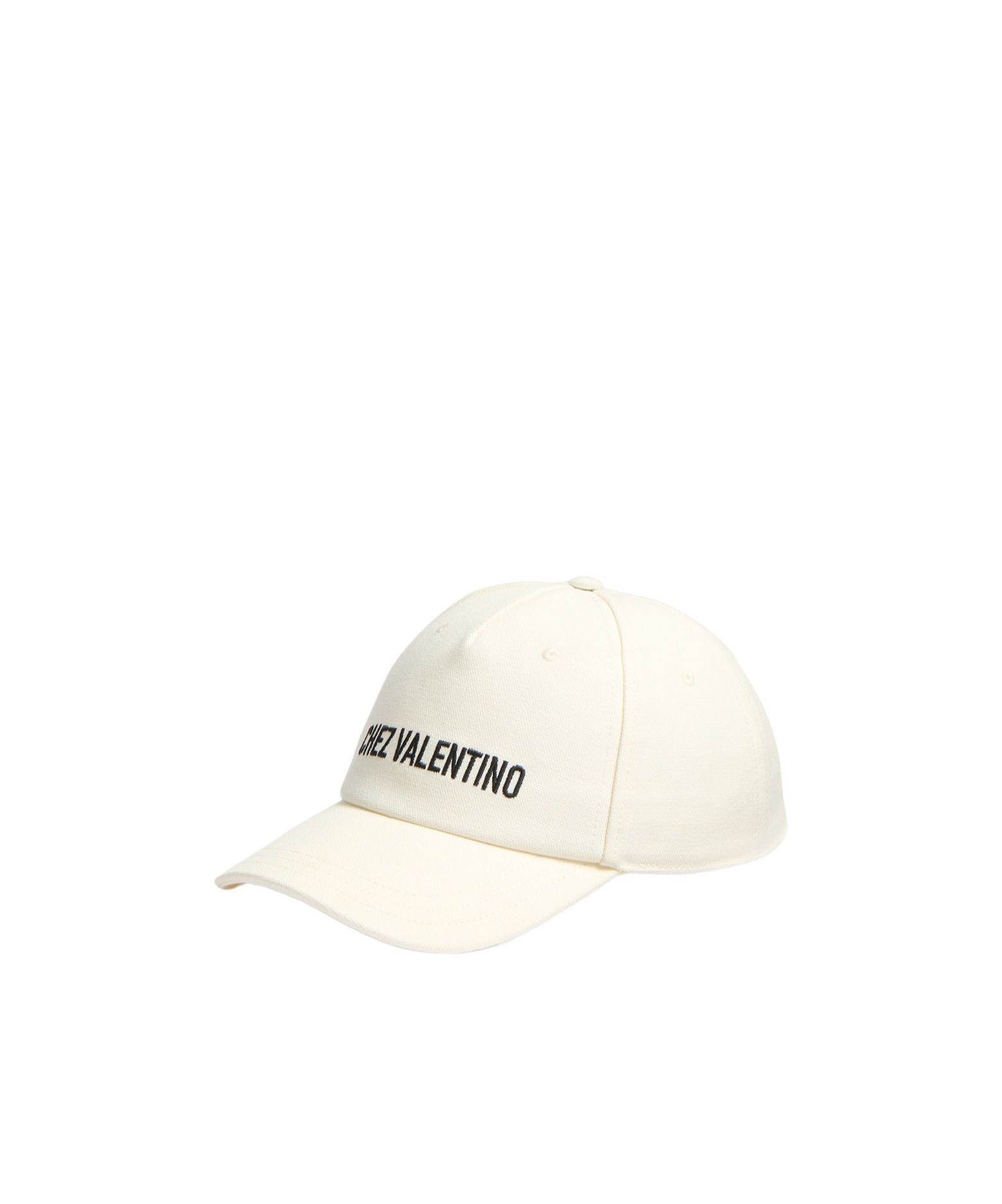 Valentino Baseball Cap With Embroidery In White