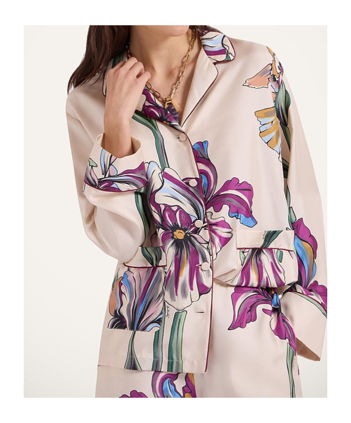 Shop La Doublej Pajama Shirt In Nude