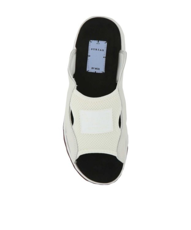 Shop Mcq By Alexander Mcqueen Striae Slippers In Multicolor