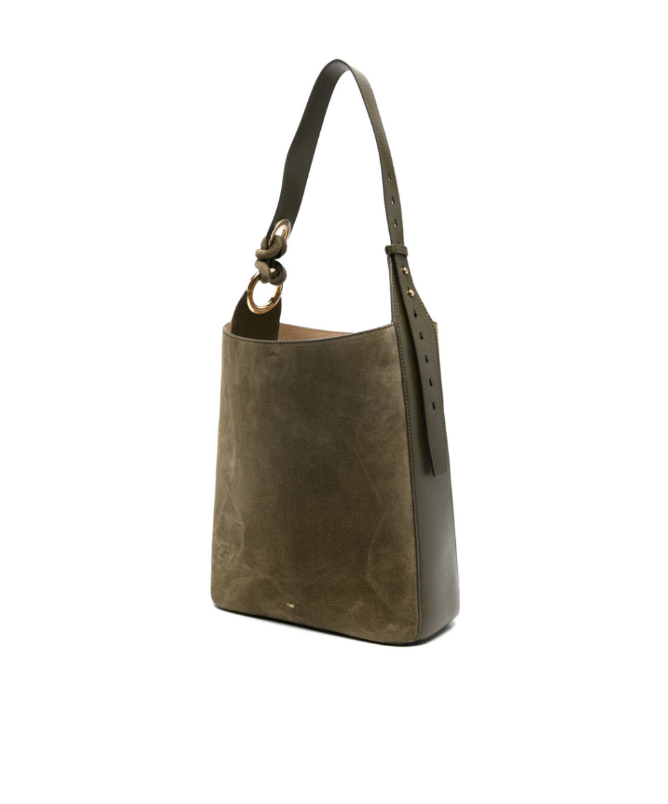 Anya Hindmarch Knot Detail Tote Bag In Green