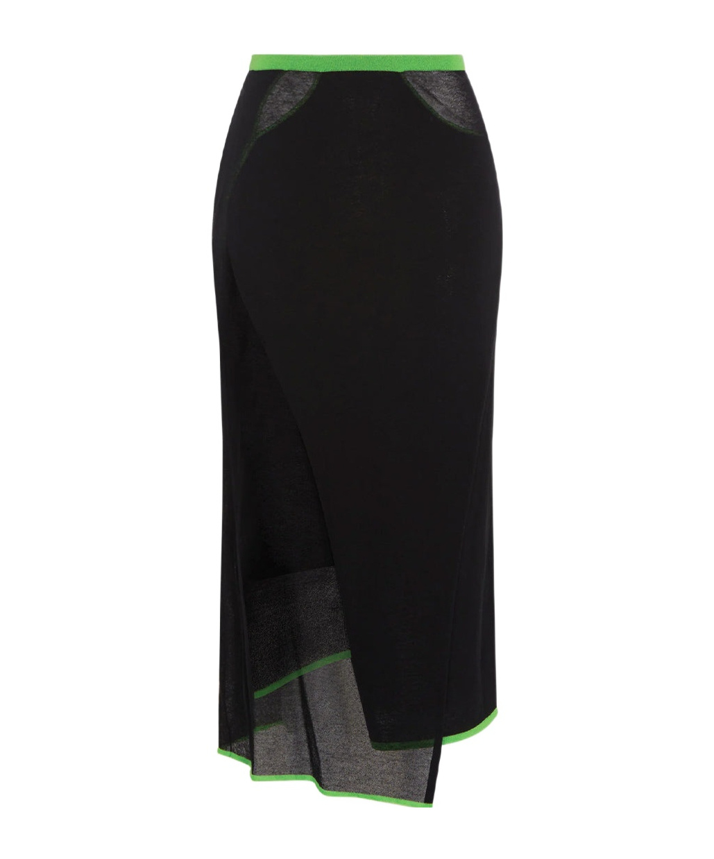 Paris Georgia Patchwork Skirt In Black