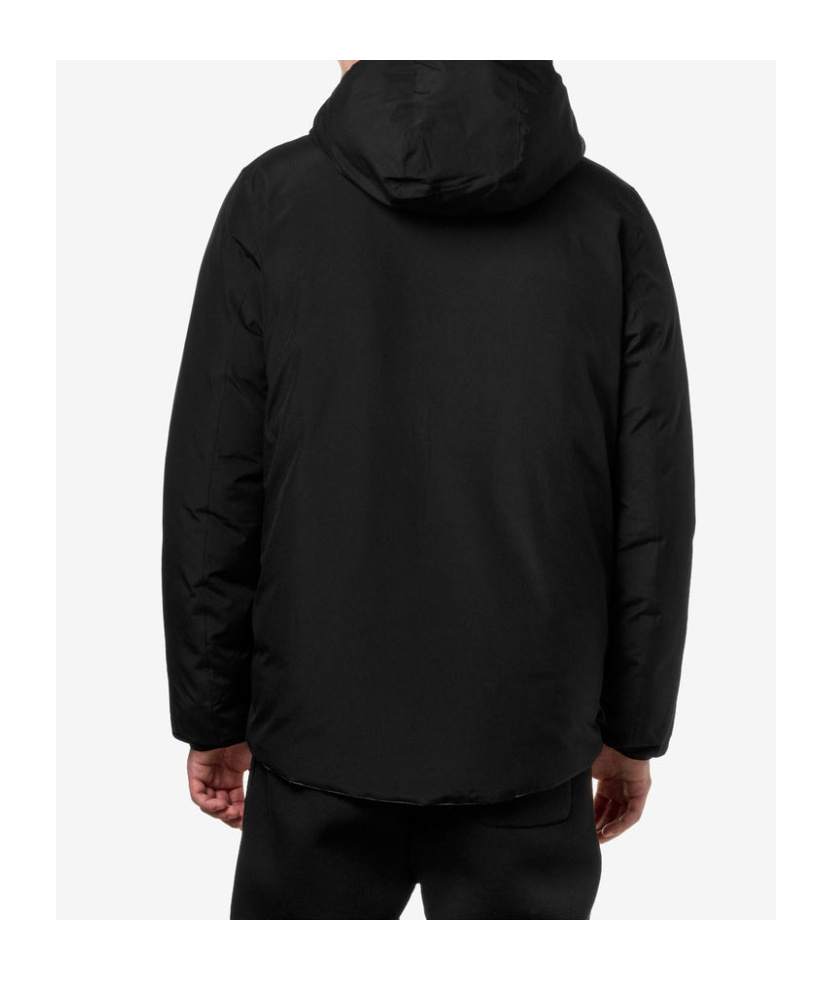 K-way Jack St Thermo Reversible Jacket In Black