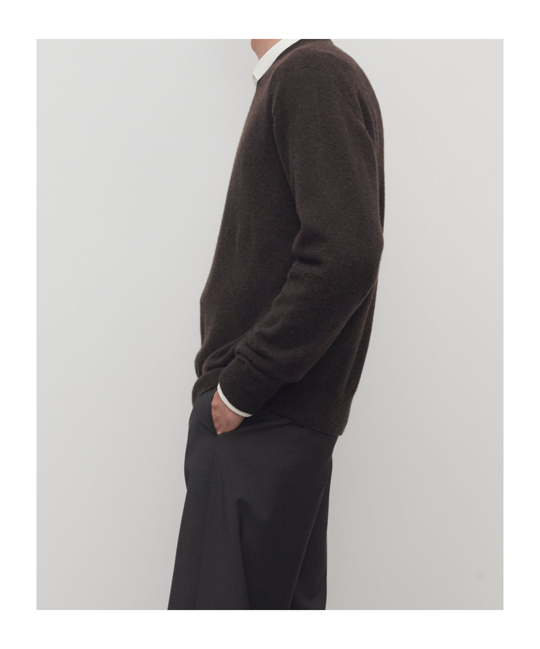 The Row Rod Cashmere Sweater In Brown
