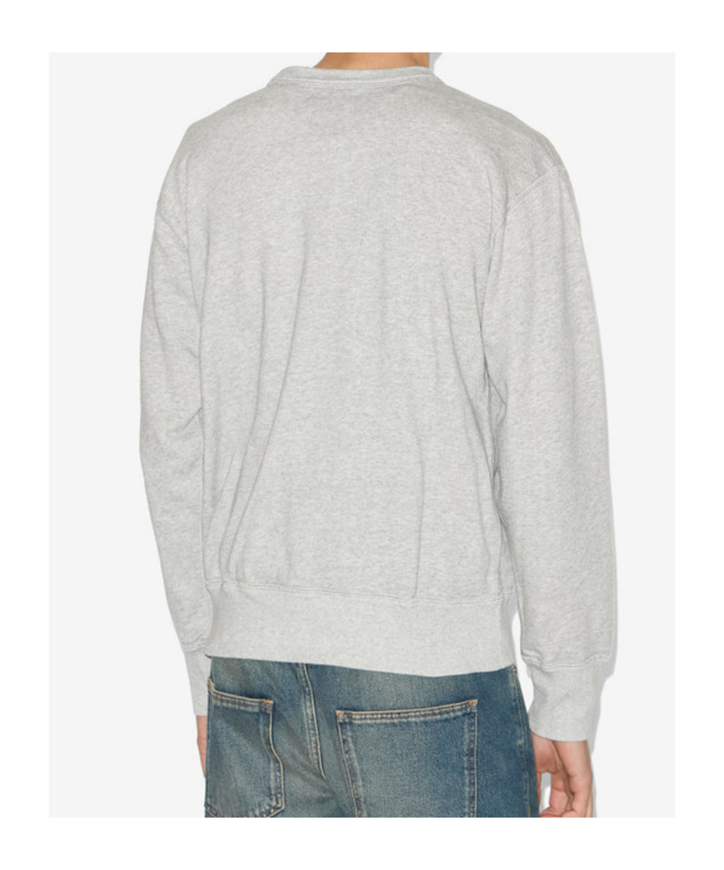 Isabel Marant Long-sleeved Sweatshirt In Gray