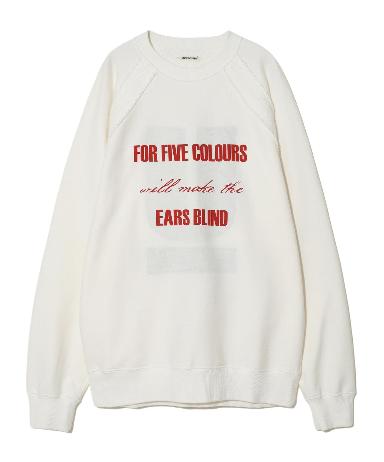Undercover Double-faced Cotton Sweatshirt In White
