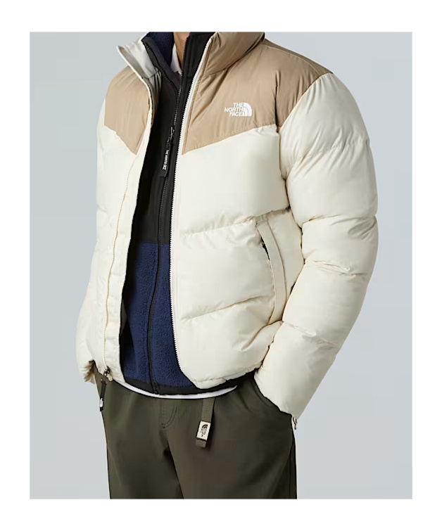 The North Face Saikuru Zipped Padded Jacket In White