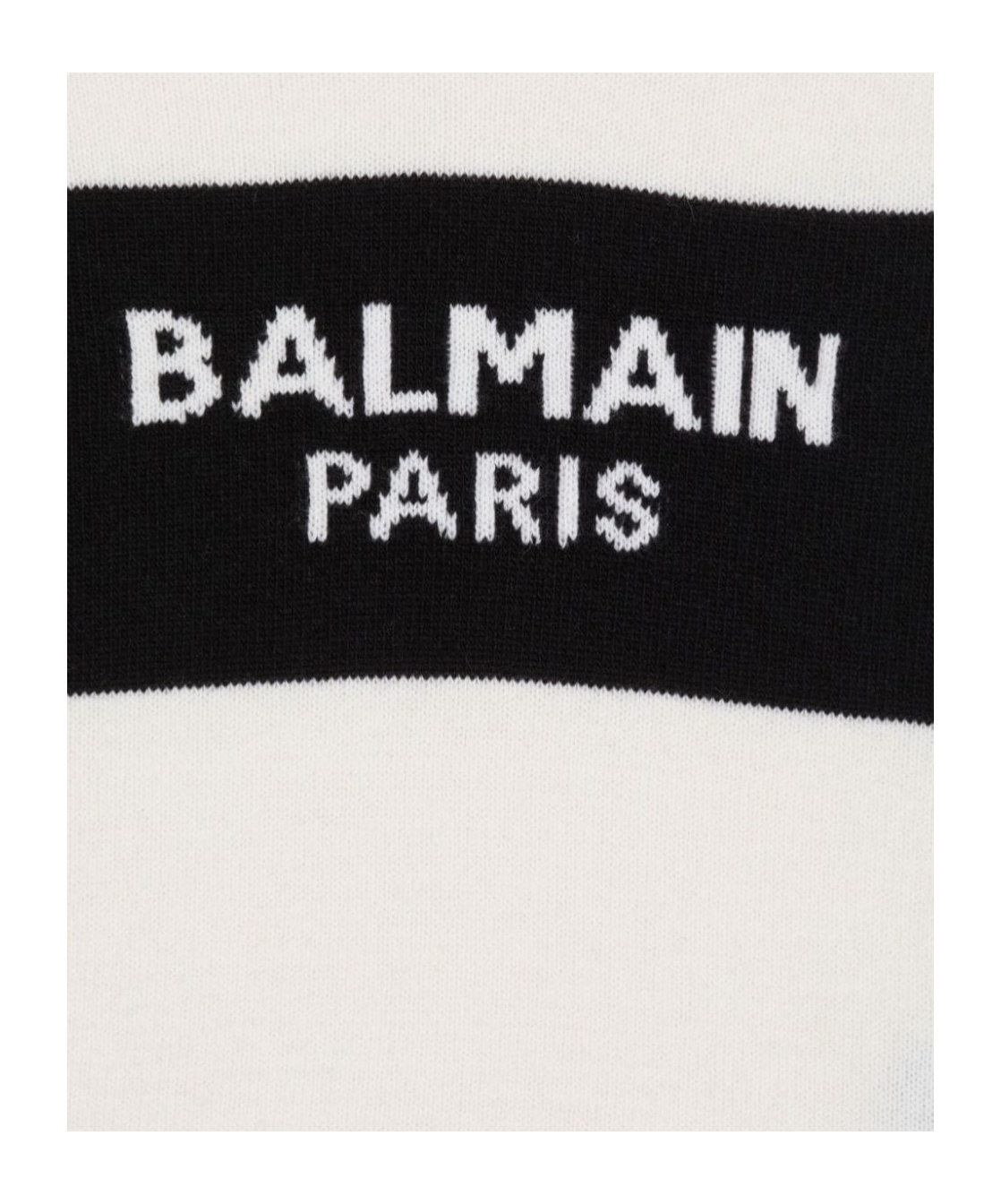 BALMAIN SLEEVELESS KNITTED BALMAIN PARIS JUMPER
