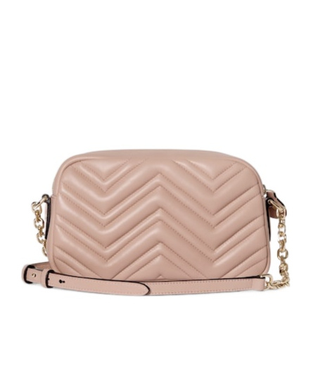 Gucci Gg Marmont Small Camera Bag In Pink