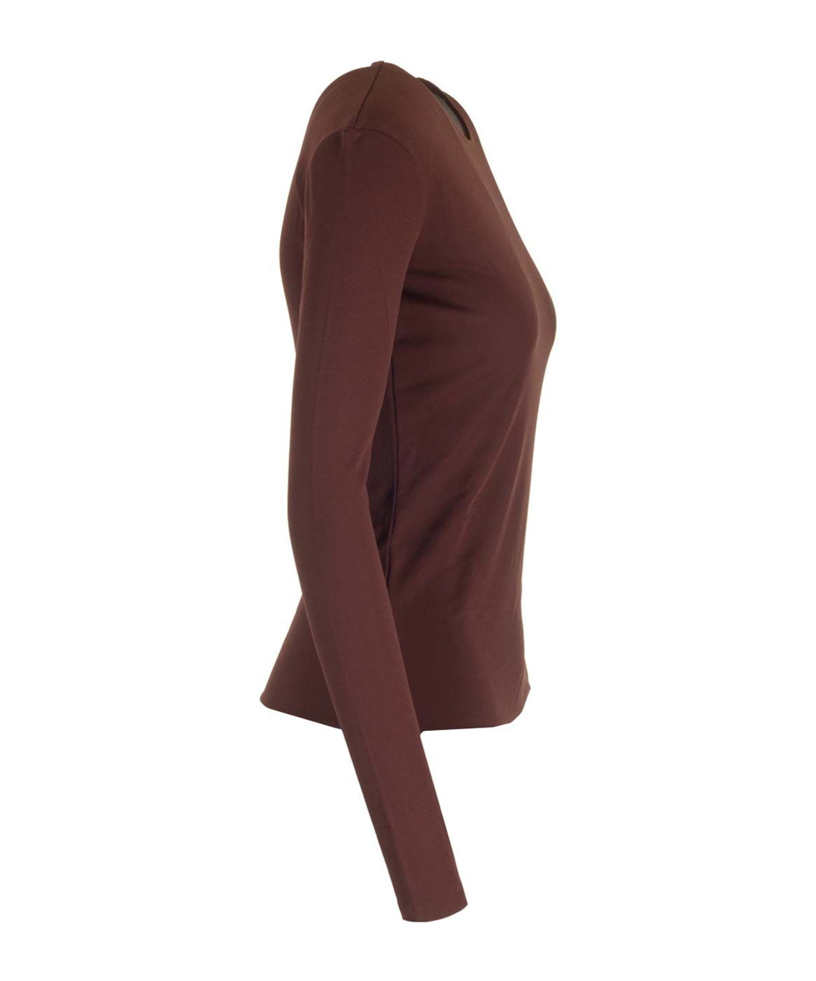 Jil Sander Long-sleeved Crewneck Top In Red