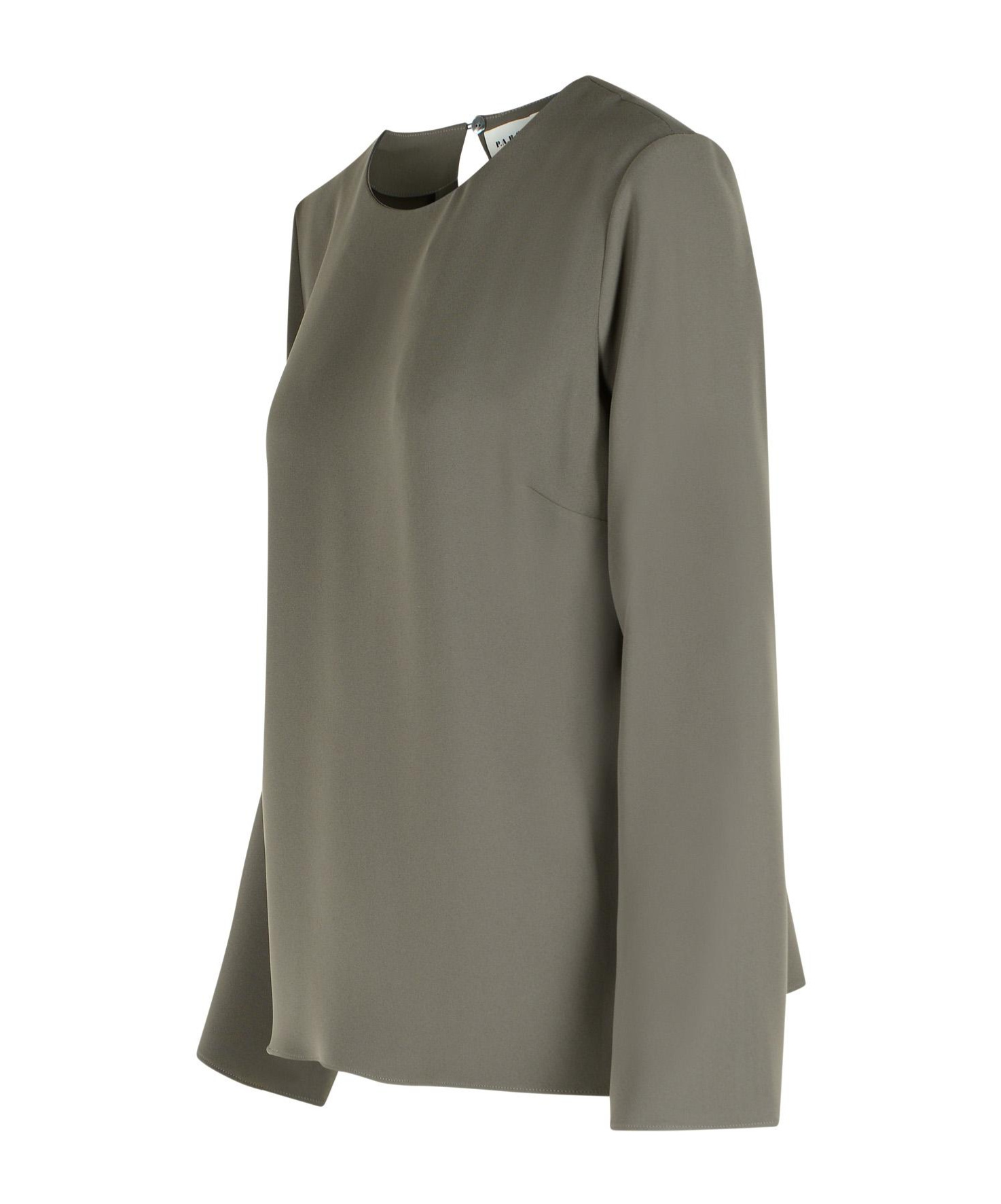 P.a.r.o.s.h Poker Grey Polyester Blouse In Gray