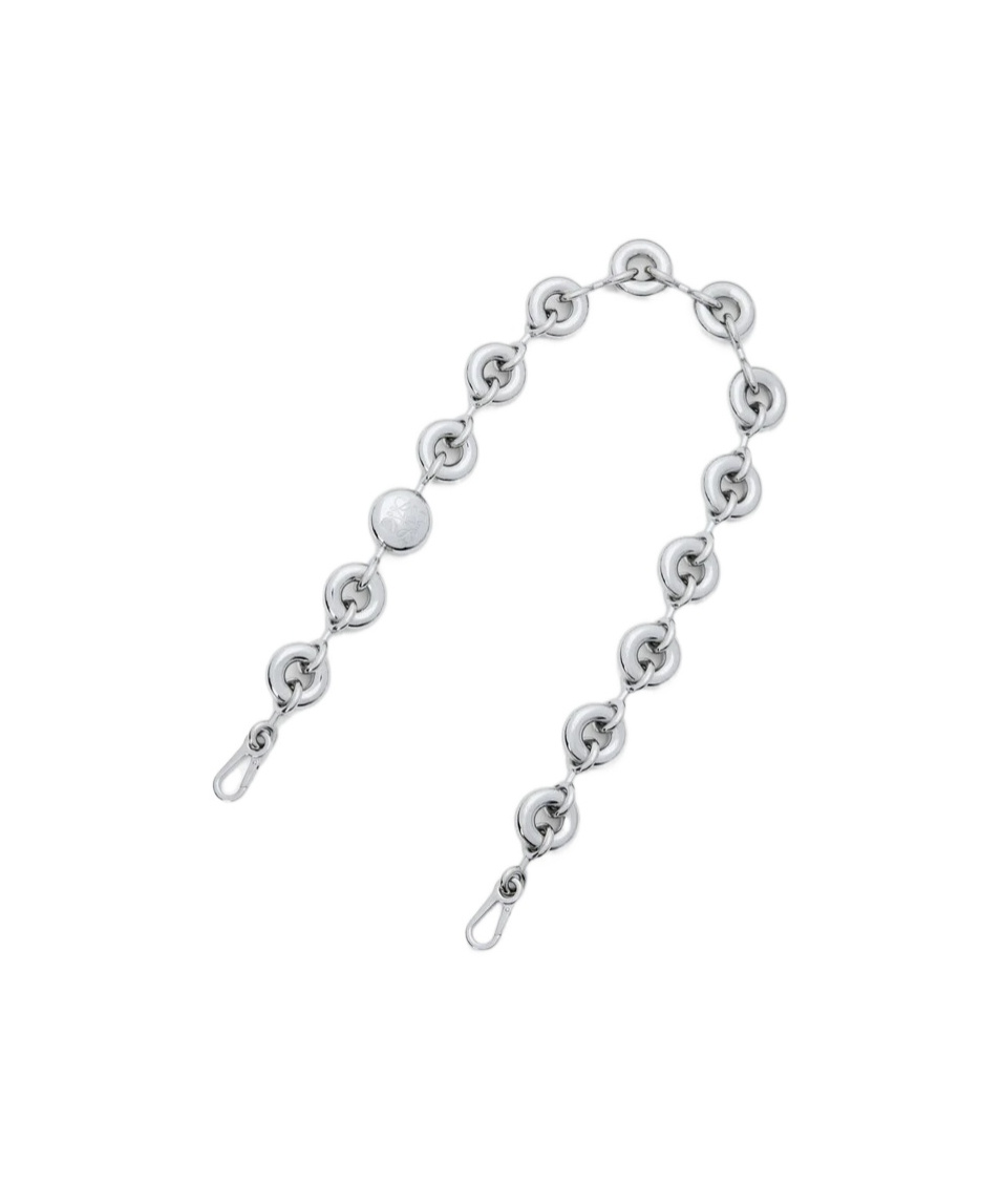Loewe Detachable Chunky Chain Strap In Silver