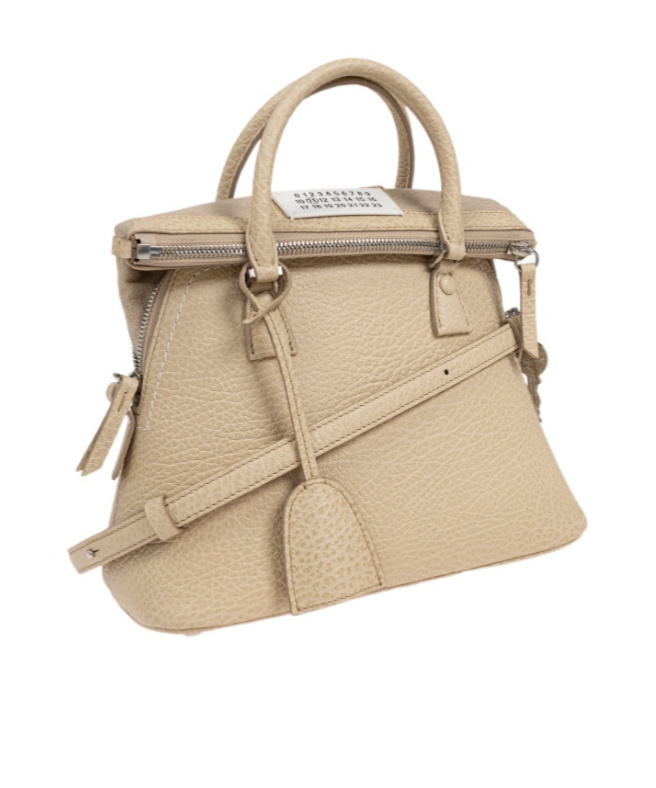 Maison Margiela Mini 5ac Classique Shoulder Bag In Nude
