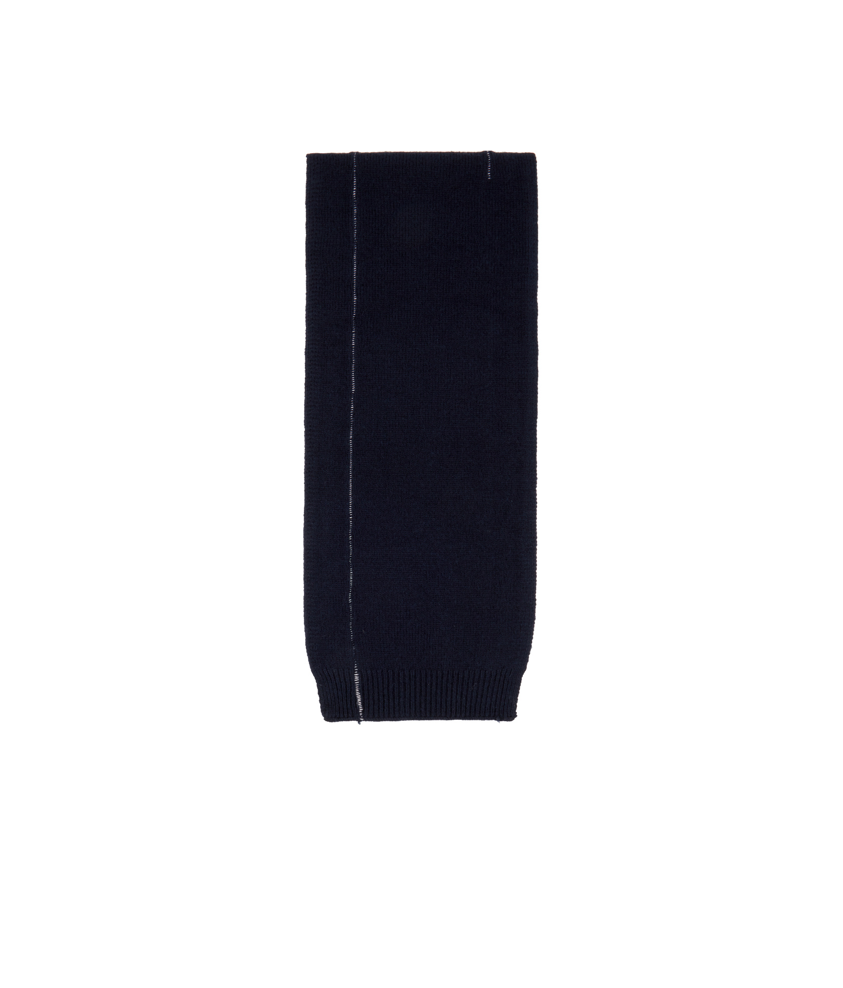 Ambush Navy Knit Scarf In Black