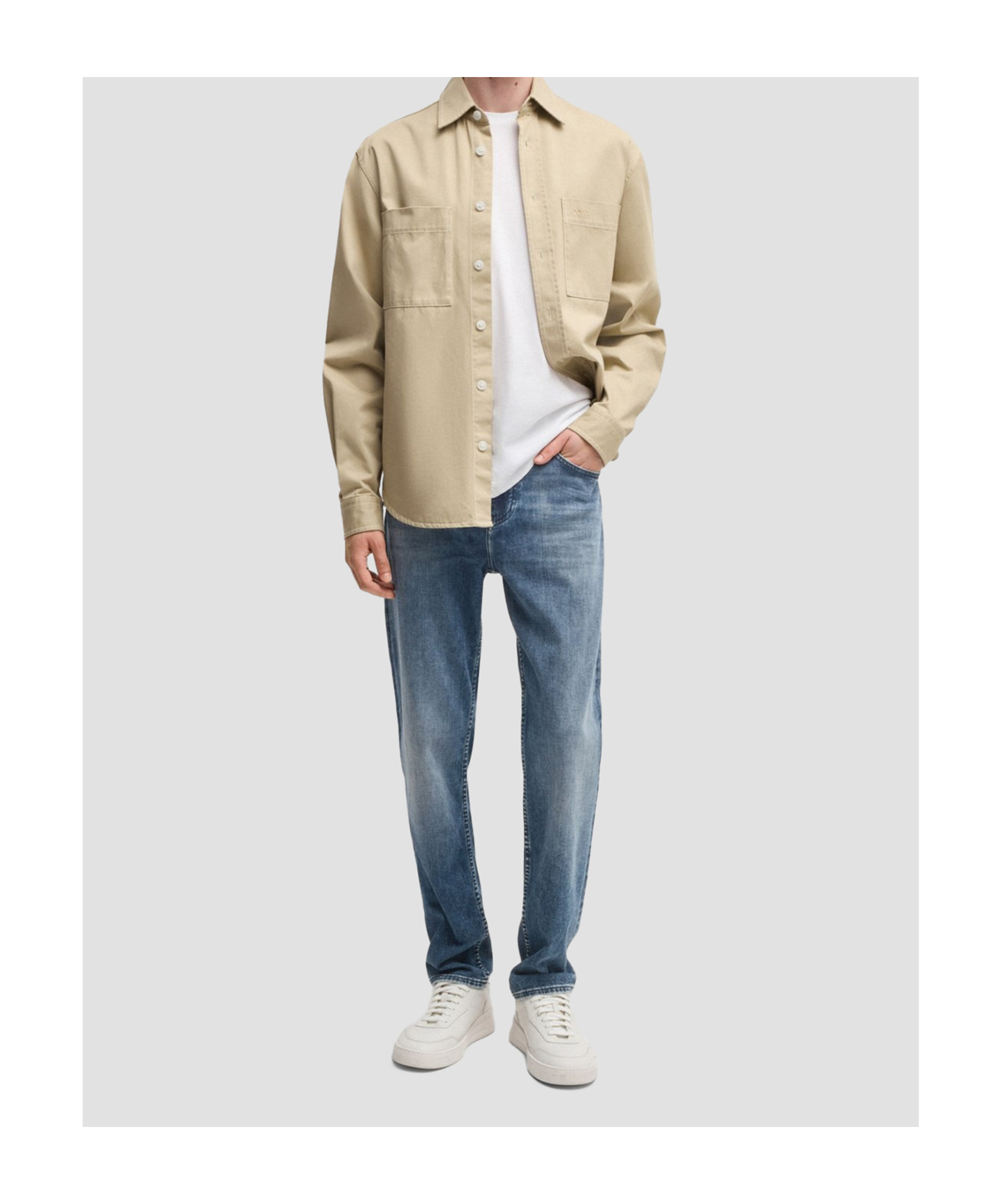 Hugo Boss Maine Regular-fit Jeans In Super-soft Blue Denim In Blue