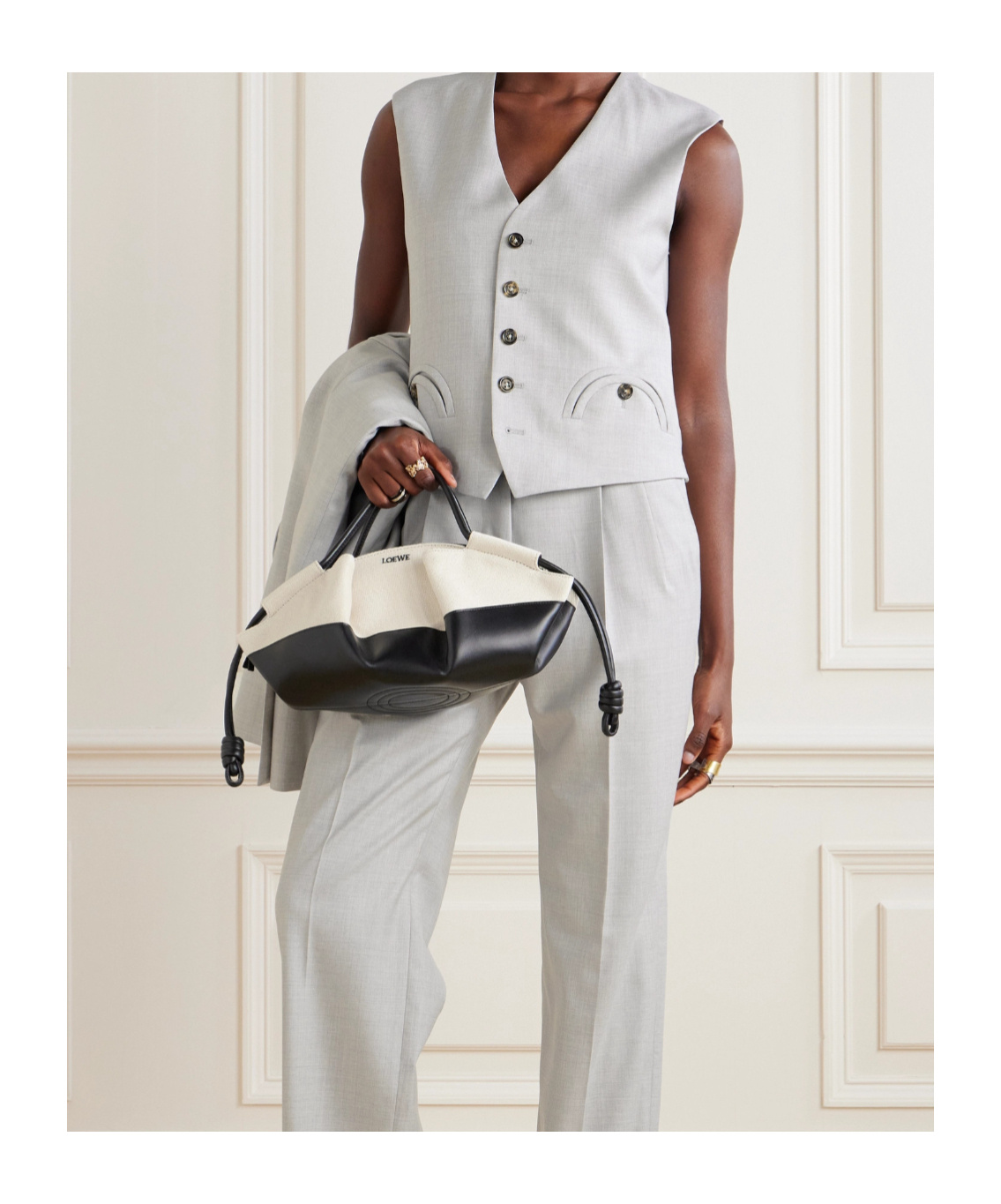 Blazé Milano Sleeveless Vest In Gray