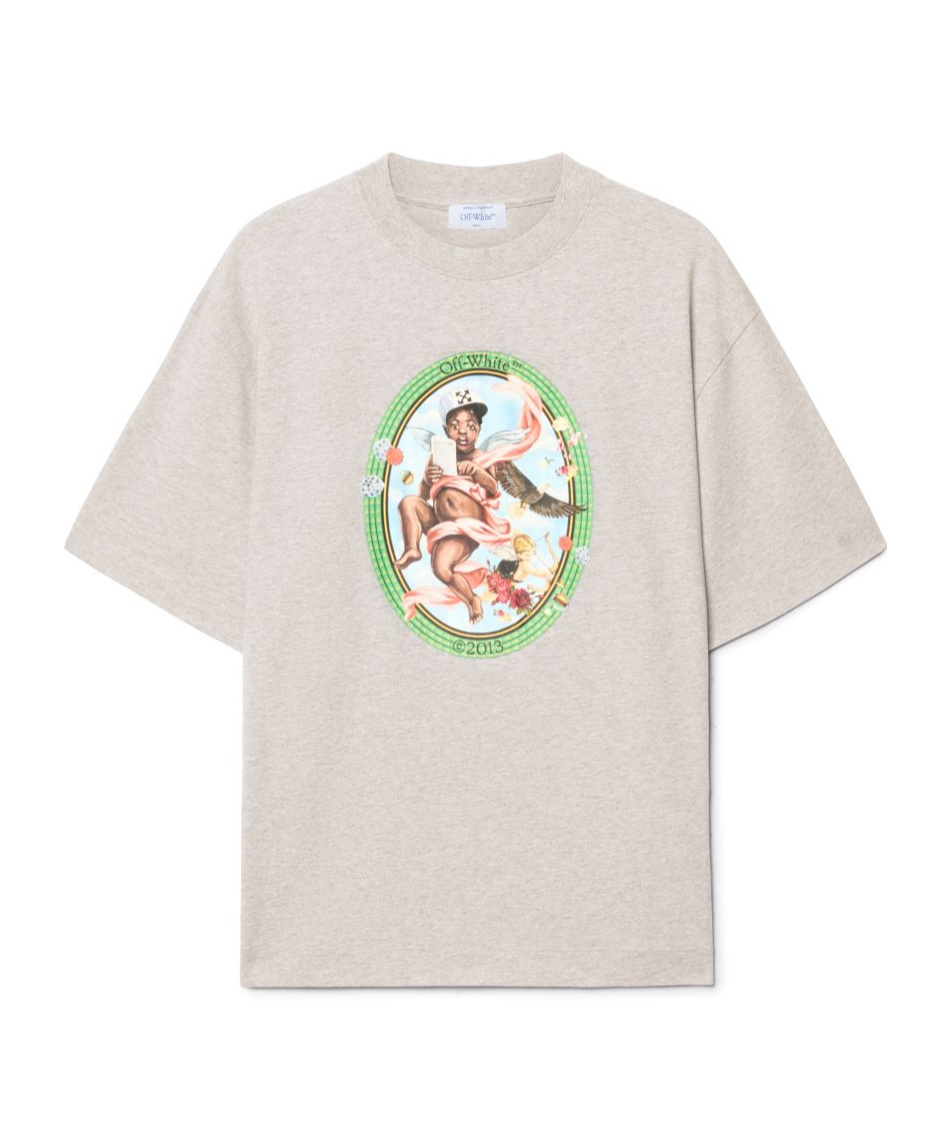 Off-white Cool Cotton T-shirt In Nude