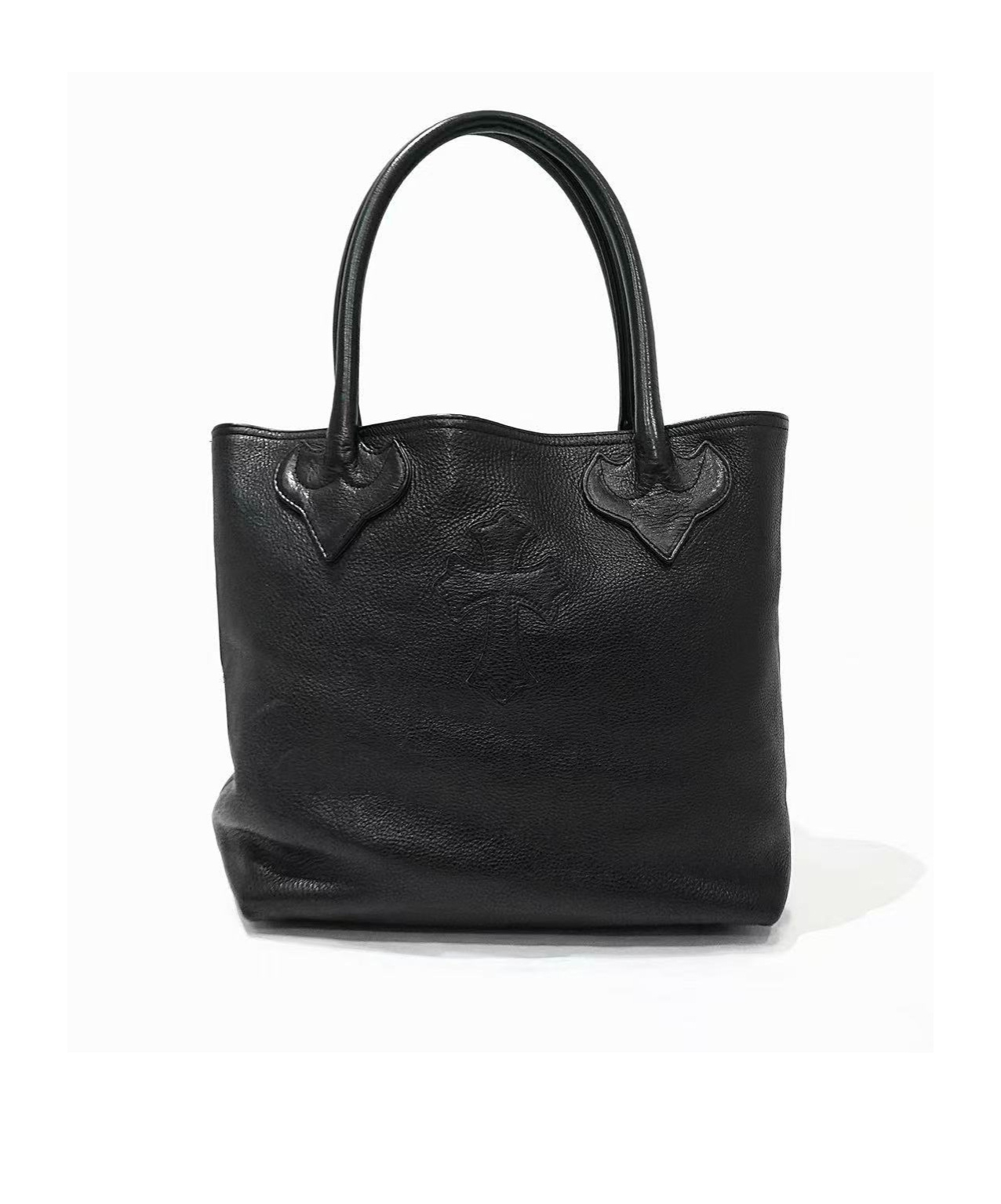 Chrome Hearts Top Handle Tote Bag In Black