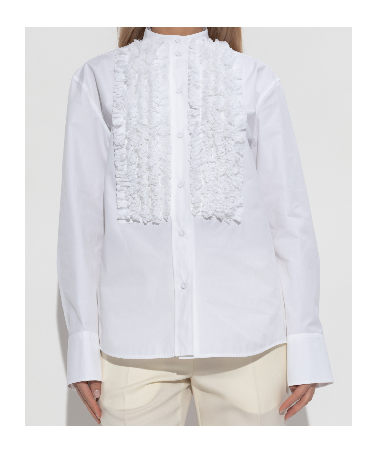 Jil Sander Shirt With Chest In White