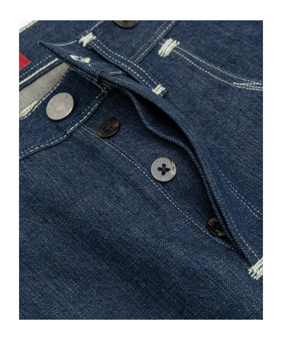 Junya Watanabe Belt-loop Jeans In Blue