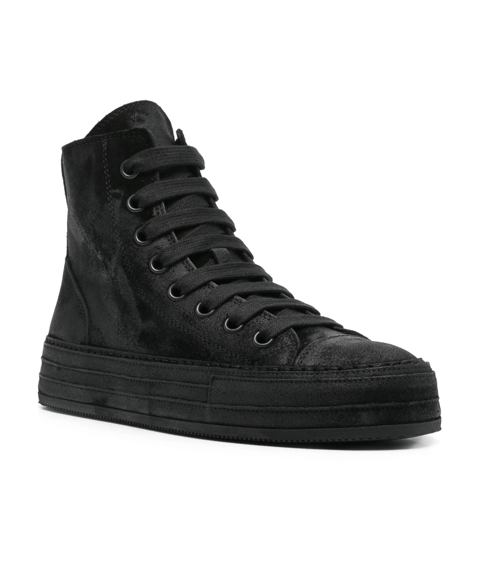 Ann Demeulemeester Woman Sneakers Black Size 6 Leather In Black