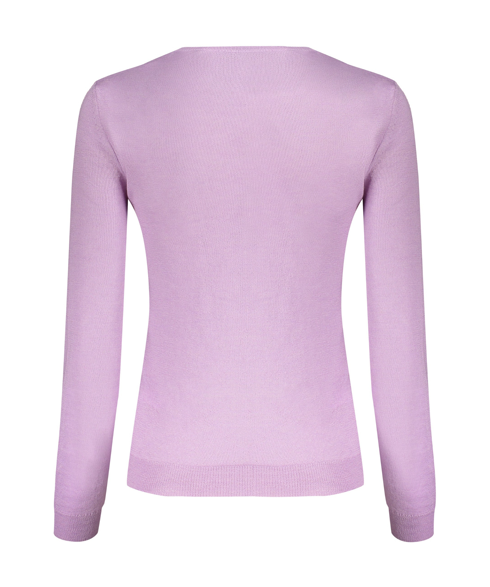 Valentino Long Sleeve Crew-neck Sweater In Purple