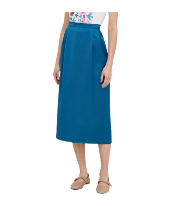 Weekend Max Mara Trumpet Skirt In Blue