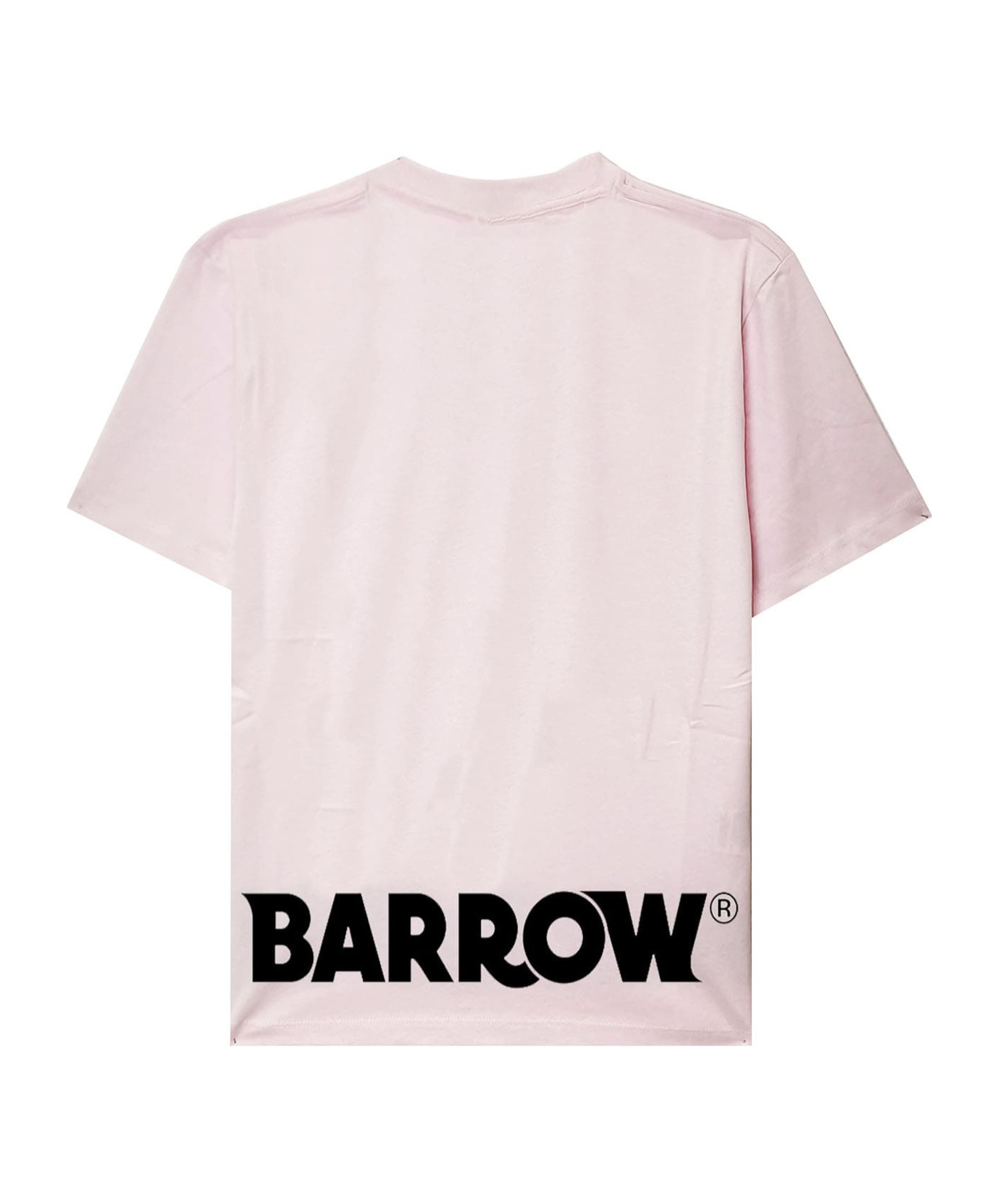 Barrow Smiley Face T-shirt In Pink