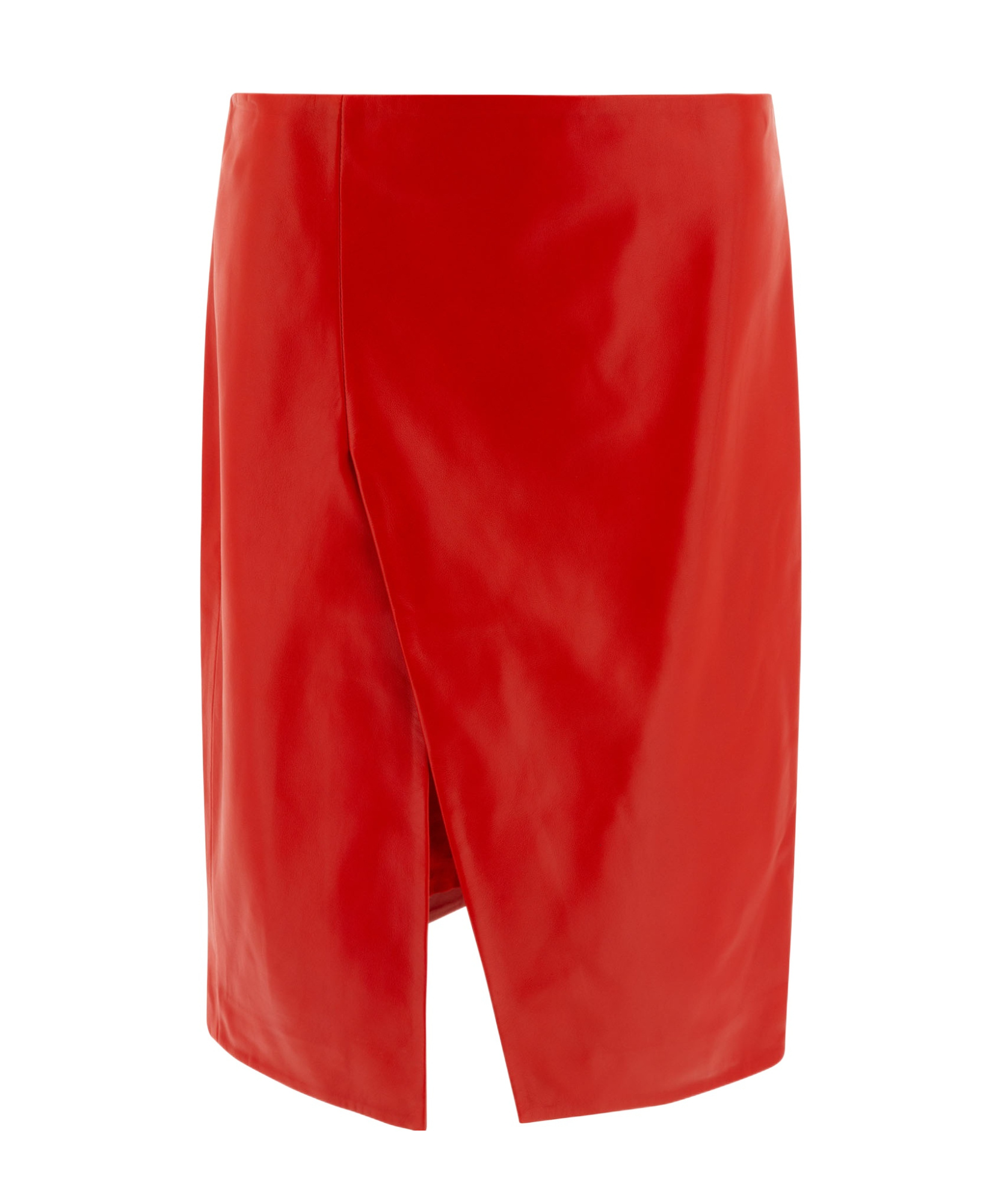 Shop Loulou Studio Ekare Leather Skirt In Red