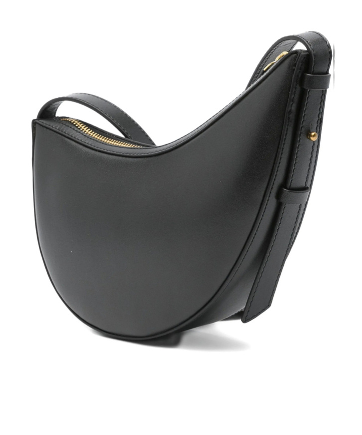 Soeur Zipper Shoulder Bag In Black