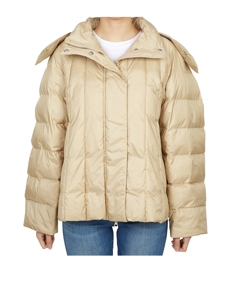 Max Mara Long Sleeve Cotton Coat In White