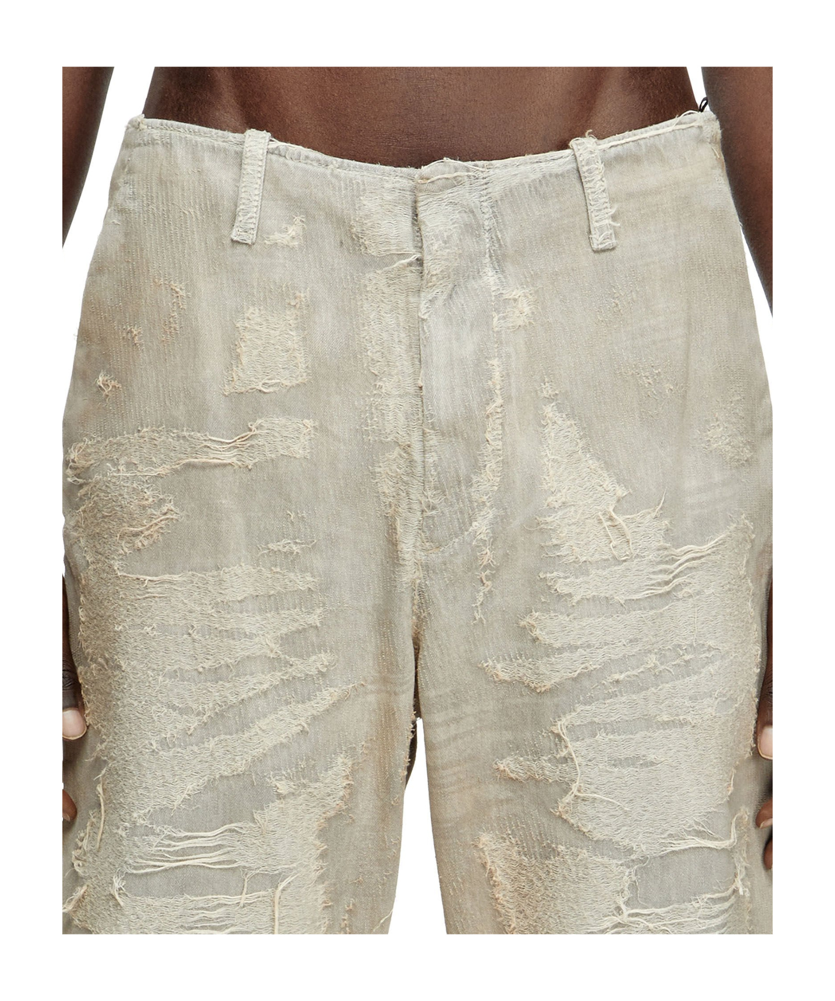 Diesel Relaxed Jeans In Nude